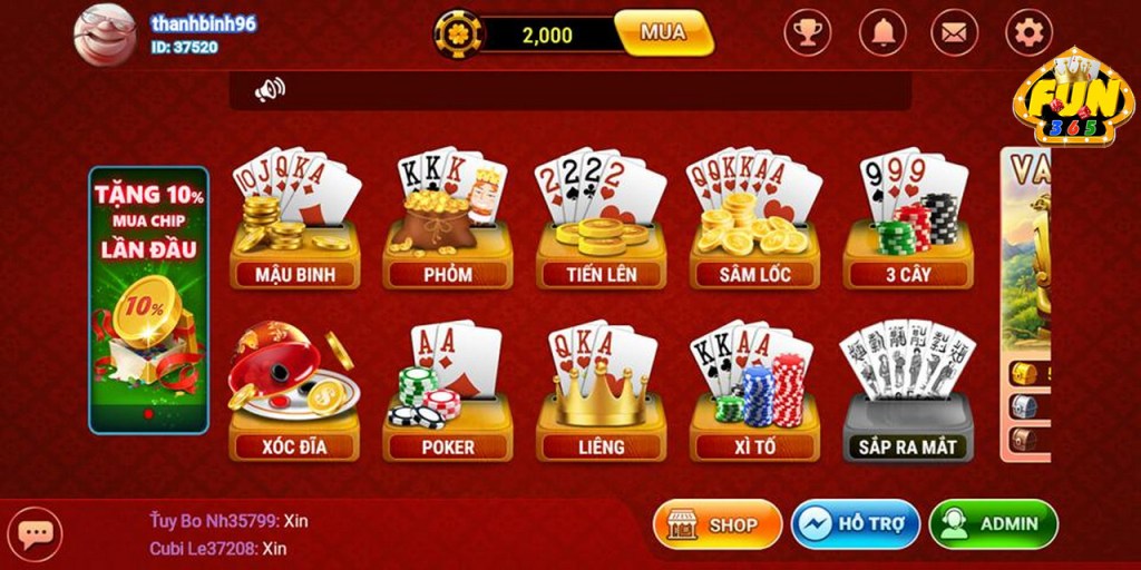 Top 5 quốc gia thích chơi game đánh bài nhất